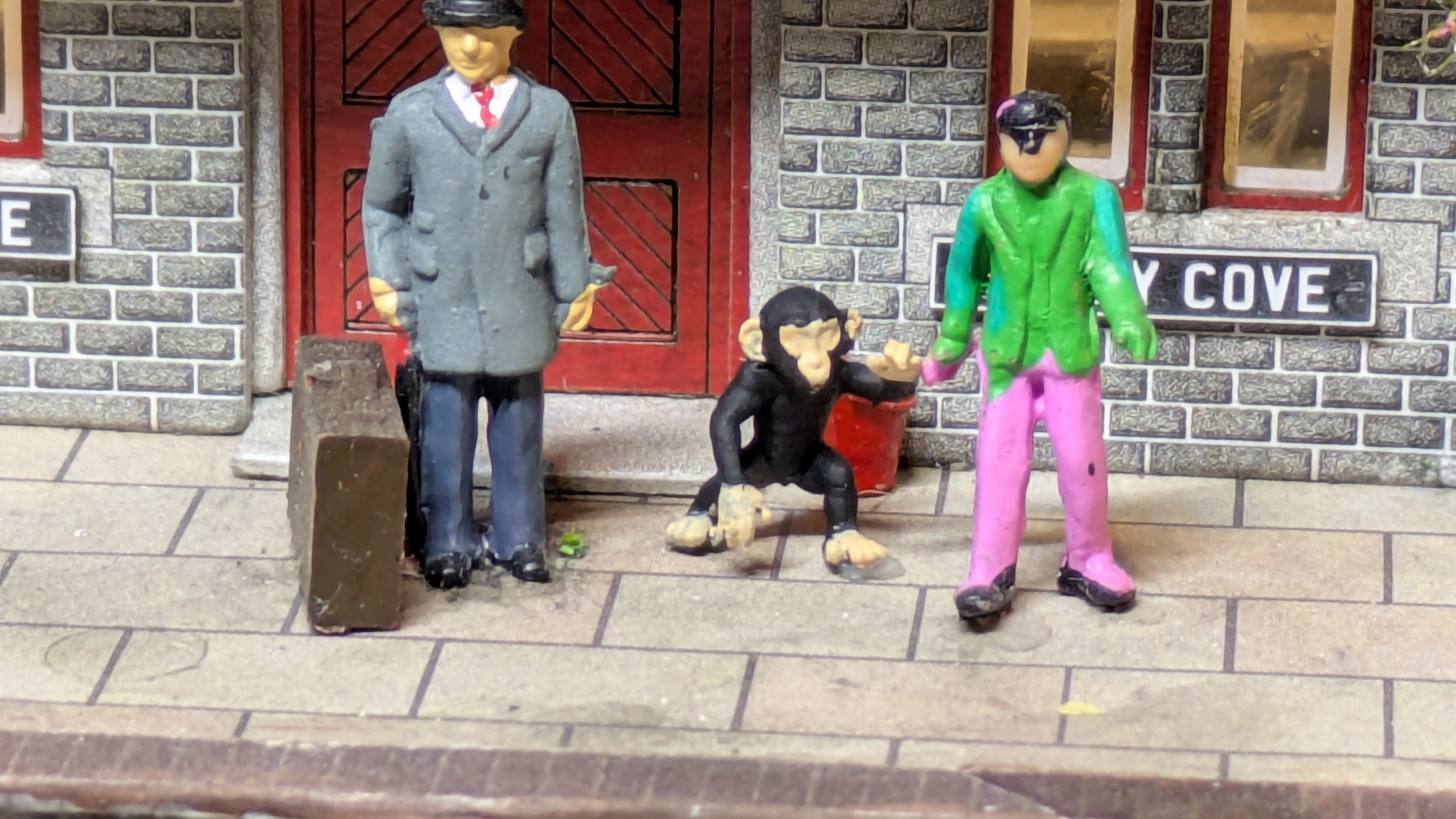 Some unruly visitors